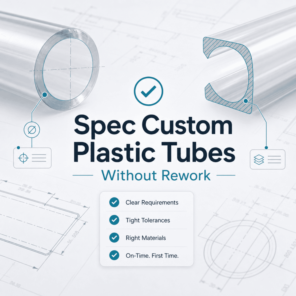 How to Spec a Custom Plastic Tube Without Rework