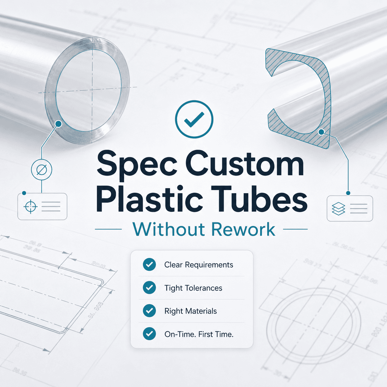 How to Spec a Custom Plastic Tube Without Rework