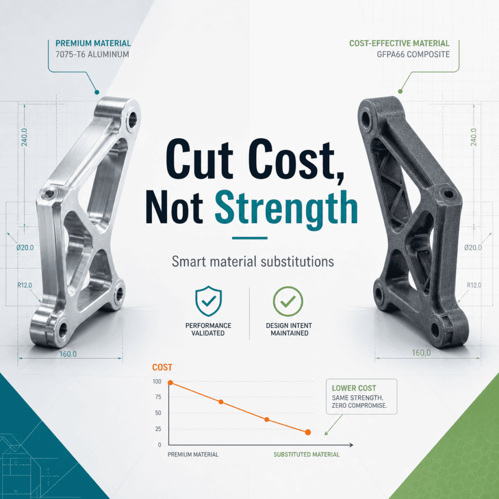 Material Substitutions That Cut Cost (Without Failures)